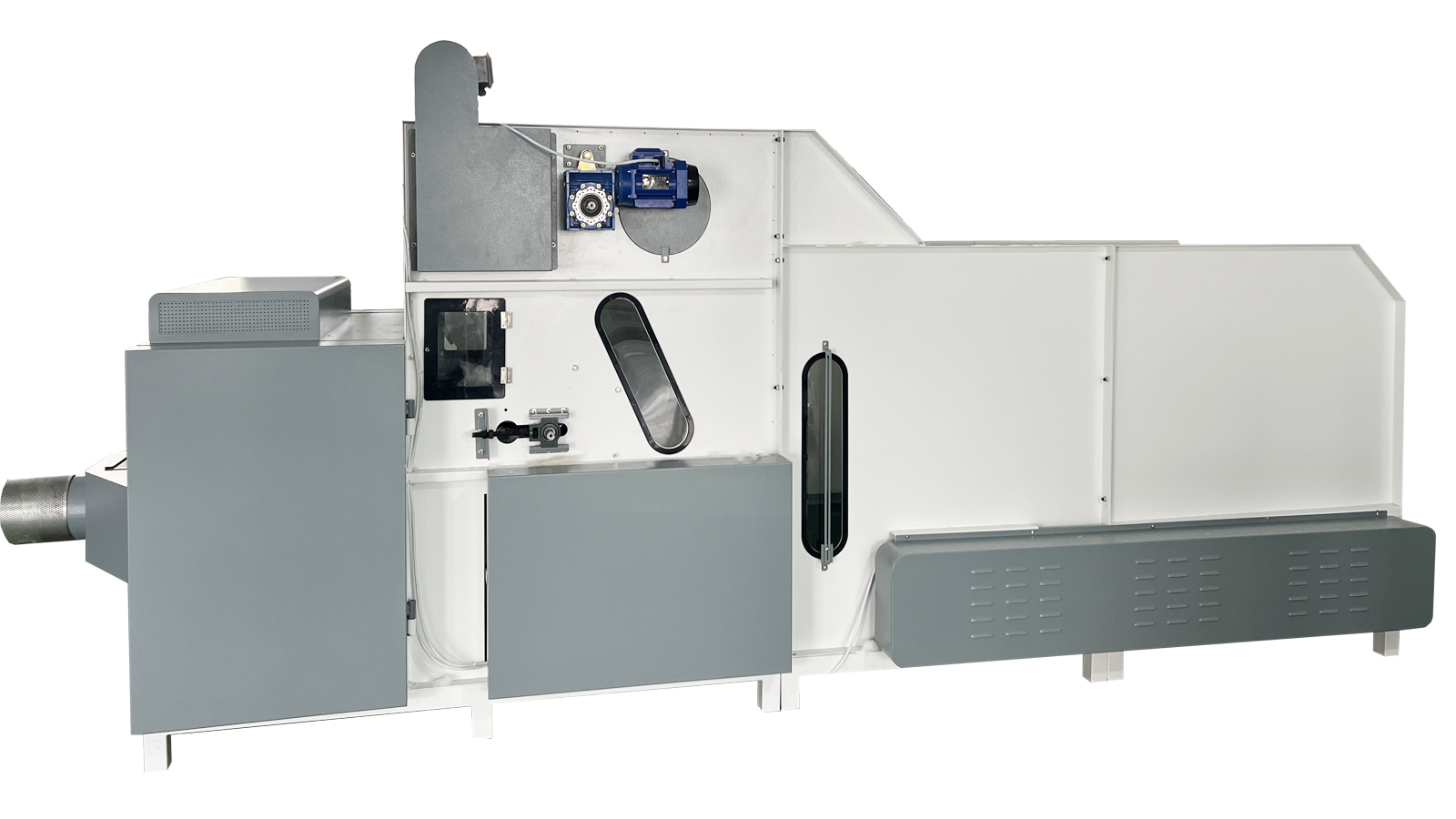 fiber feeding and opening machine