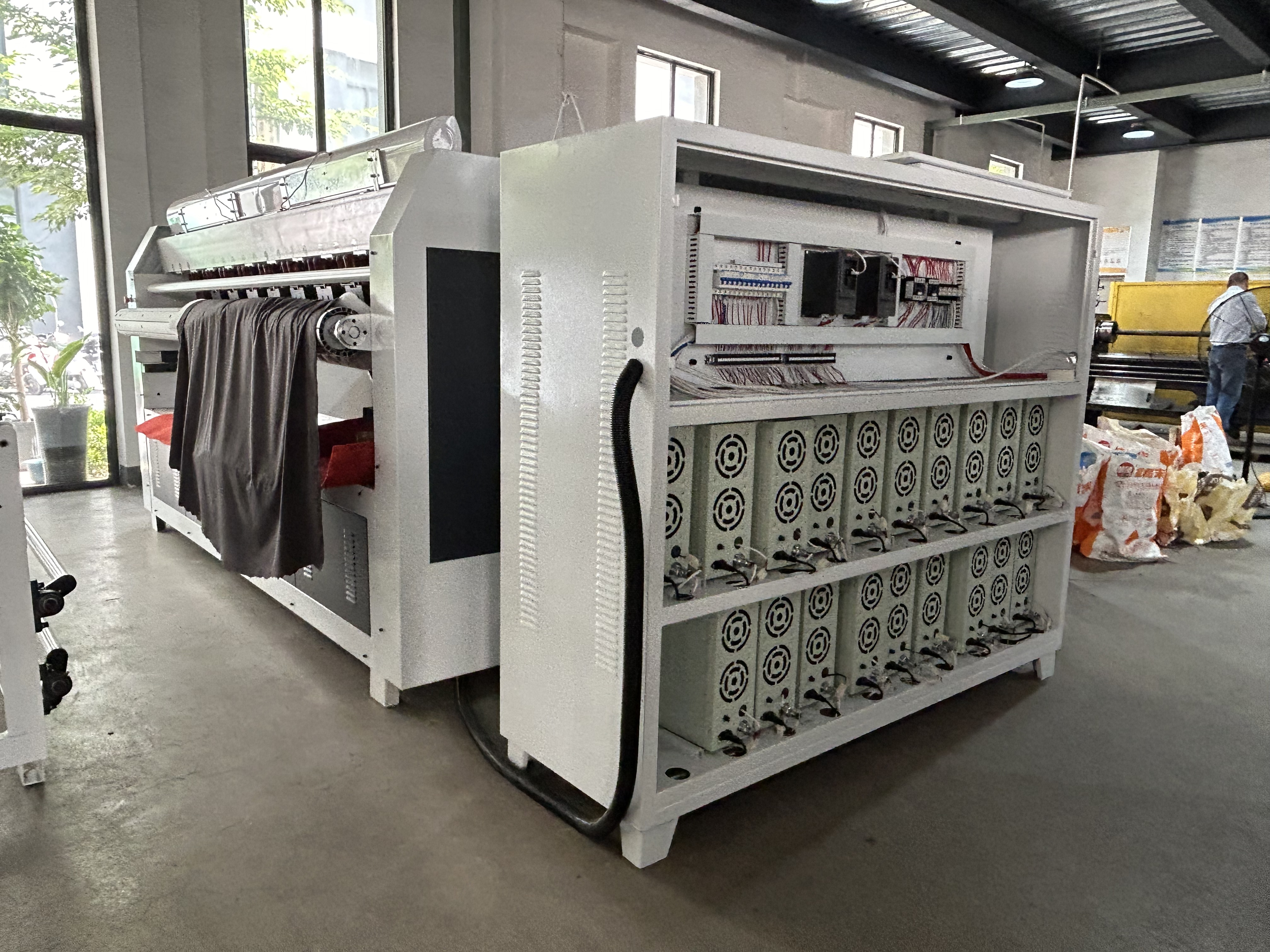 Older model, with external electrical box