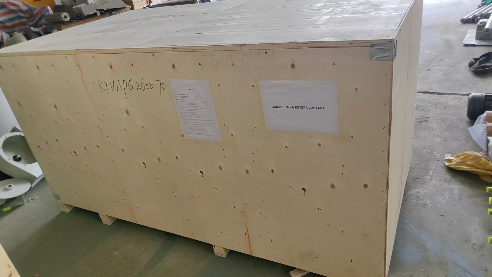 wooden crate